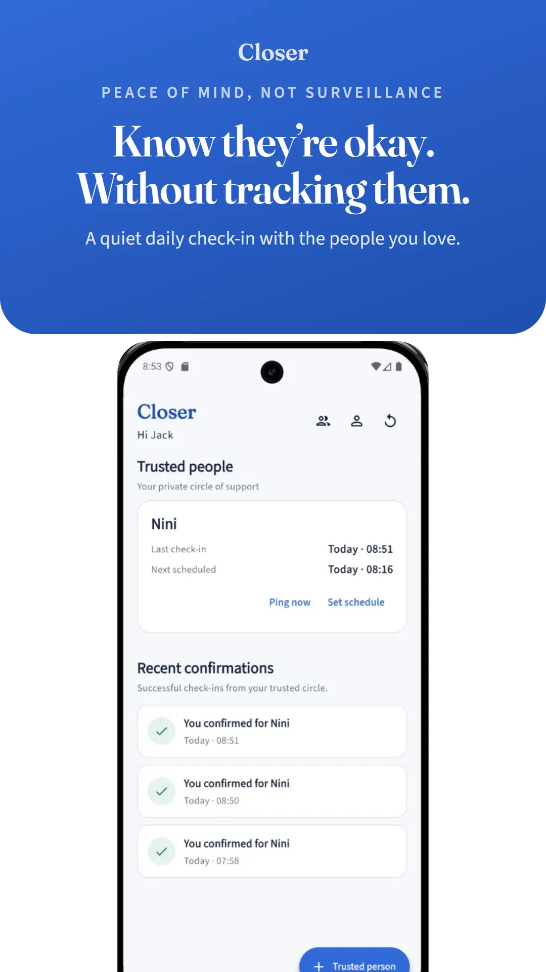 Closer screenshot 1